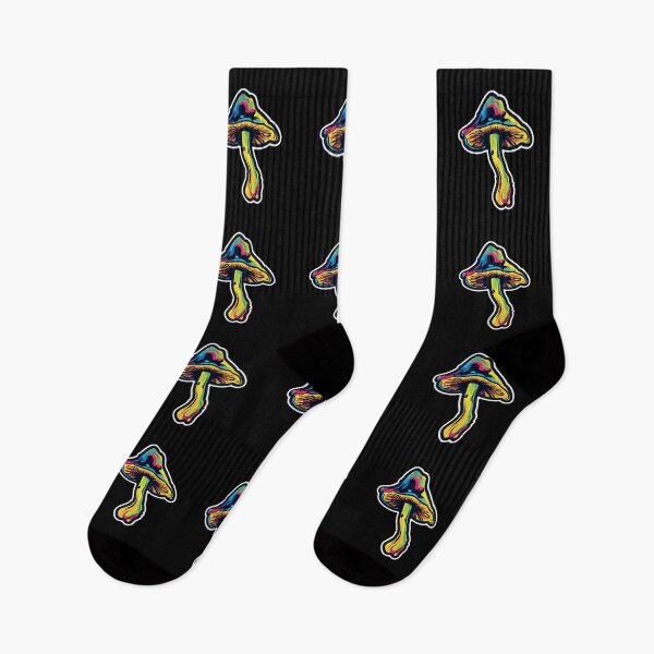 Item preview, Colorful Psychedelic Mushroom — Trippy Art Design designed and sold by SleekLineSketches.