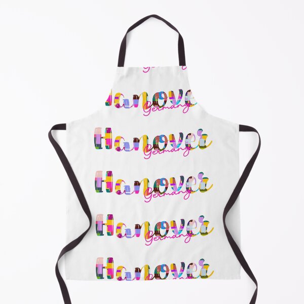 Item preview, Hanover, Germany, Vibrant Abstract City Typography Art designed and sold by Wanderful-roads.