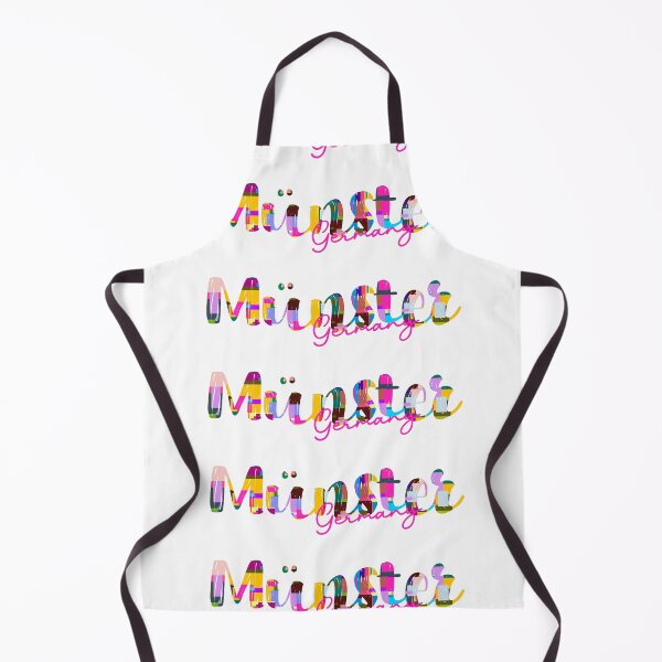 Item preview, Münster, Germany, Vibrant Abstract City Typography Art designed and sold by Wanderful-roads.