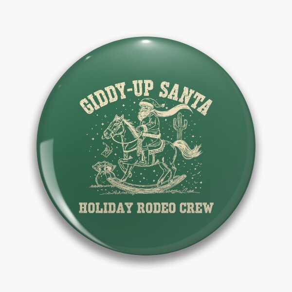 Item preview, Giddy-Up Santa Holiday Rodeo Crew Western Christmas designed and sold by JessArty ⭐⭐⭐⭐⭐.