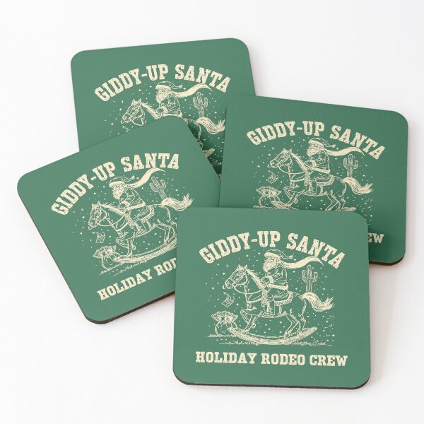 Item preview, Giddy-Up Santa Holiday Rodeo Crew Western Christmas designed and sold by JessArty ⭐⭐⭐⭐⭐.