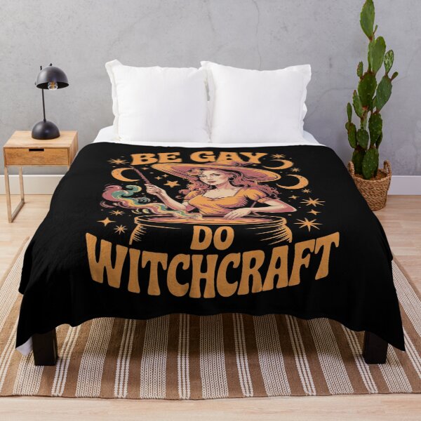 Item preview, Be Gay Do Witchcraft Lesbian Bisexual Gay Girl Witch Pride designed and sold by HuValverdeArt.