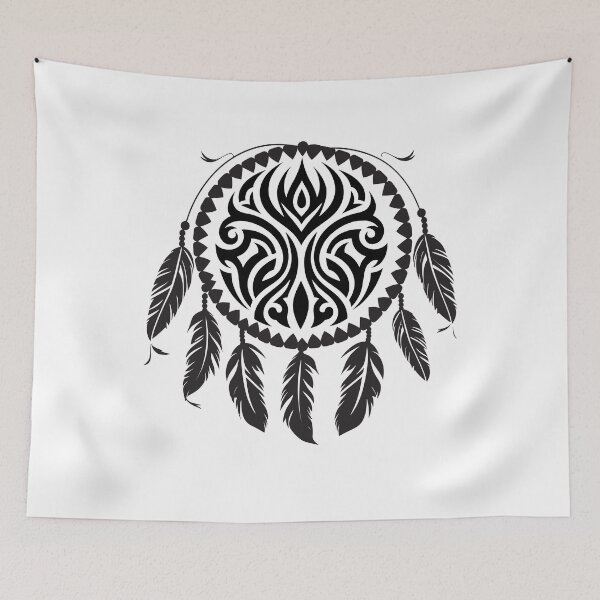 Item preview, Dreamcatcher Tattoo designed and sold by Bronxartdesign.