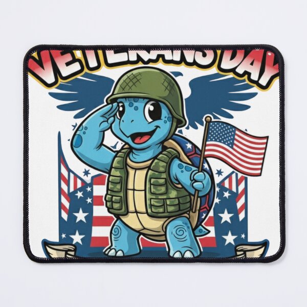 Item preview, Saluting Turtle - Happy Veterans Day, Thank You For Your Service designed and sold by RainUlan53.
