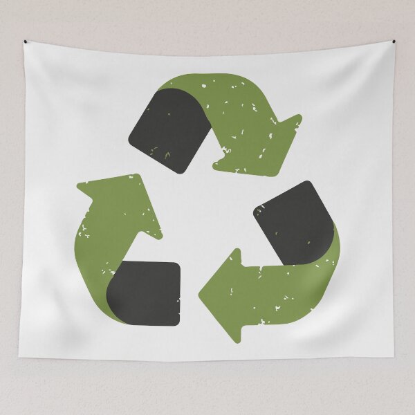 Item preview, Grunge recycle arrows eco symbol  designed and sold by rymarenko.