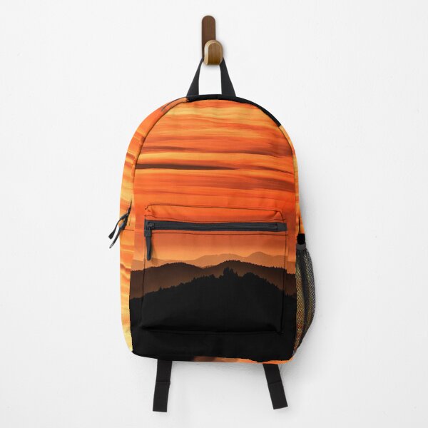 Item preview, Colorful sunset over mountainous landscape designed and sold by Palatinasart.