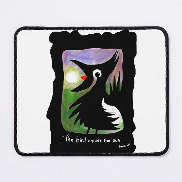 Item preview, The Bird Raises the Sun designed and sold by FingerlimeArt.