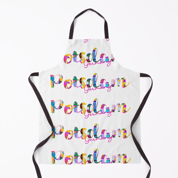 Item preview, Potsdam, Germany, Vibrant Abstract City Typography Art designed and sold by Wanderful-roads.