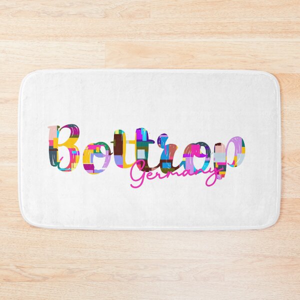 Item preview, Bottrop, Germany, Vibrant Abstract City Typography Art designed and sold by Wanderful-roads.