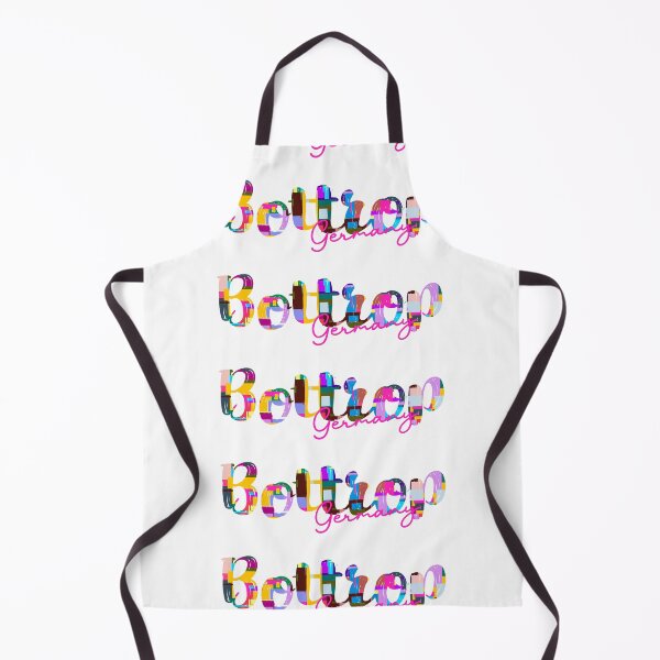 Item preview, Bottrop, Germany, Vibrant Abstract City Typography Art designed and sold by Wanderful-roads.