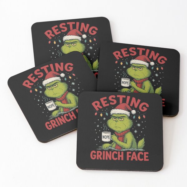 Item preview, Resting Grinch Face – Funny Christmas Shirt, Sarcastic Holiday Humor Tee for Christmas Lovers designed and sold by AddictiveDesign.