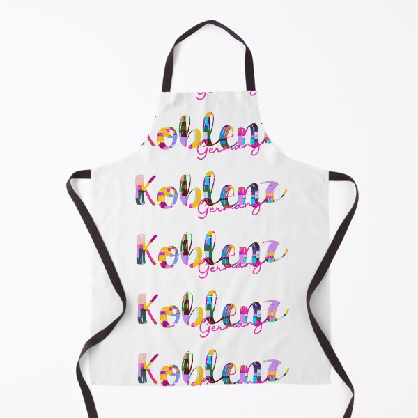 Item preview, Koblenz, Germany, Vibrant Abstract City Typography Art designed and sold by Wanderful-roads.