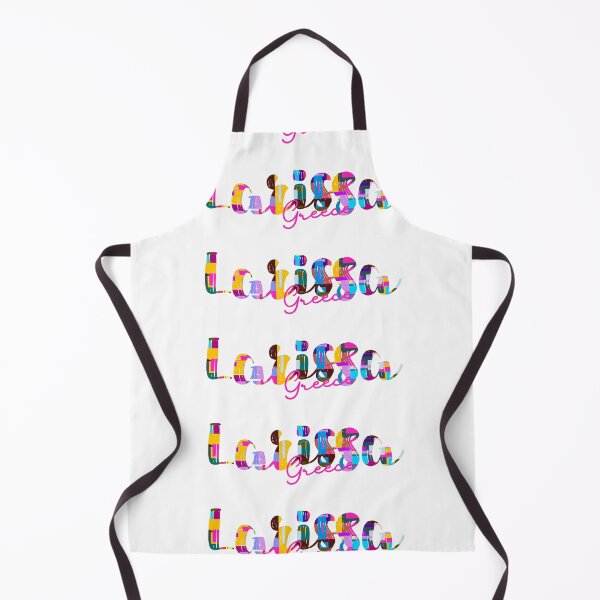 Item preview, Larissa, Greece, Vibrant Abstract City Typography Art designed and sold by Wanderful-roads.