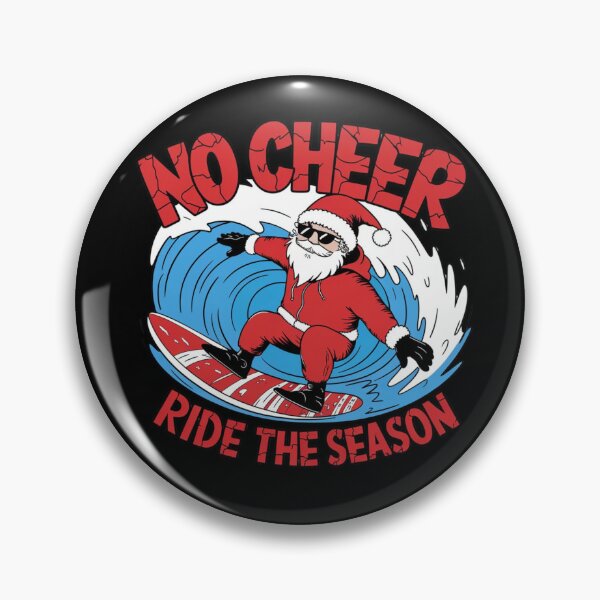 Item preview, No Cheer Santa: Ride the Season Wave designed and sold by WeranovDesign.
