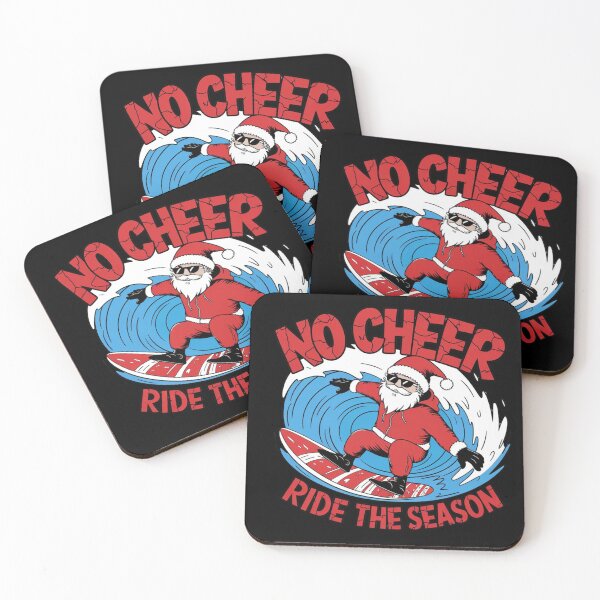 Item preview, No Cheer Santa: Ride the Season Wave designed and sold by WeranovDesign.