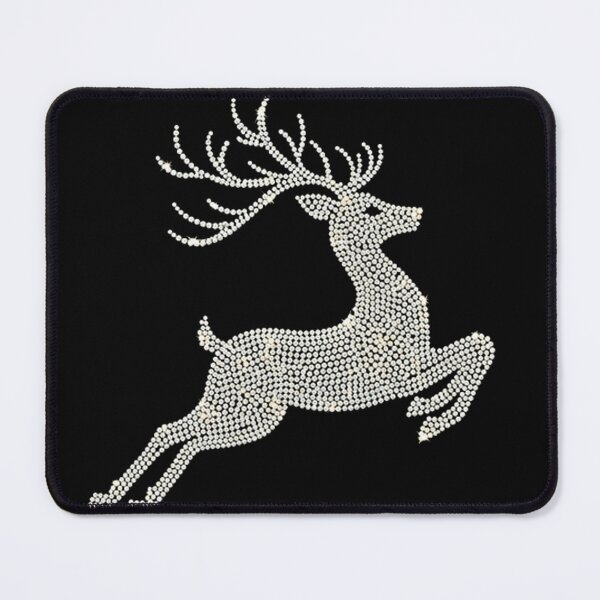 Item preview, Sparkling Rhinestone Reindeer – Luxurious Glittering Holiday Silhouette designed and sold by PixelVibe782.