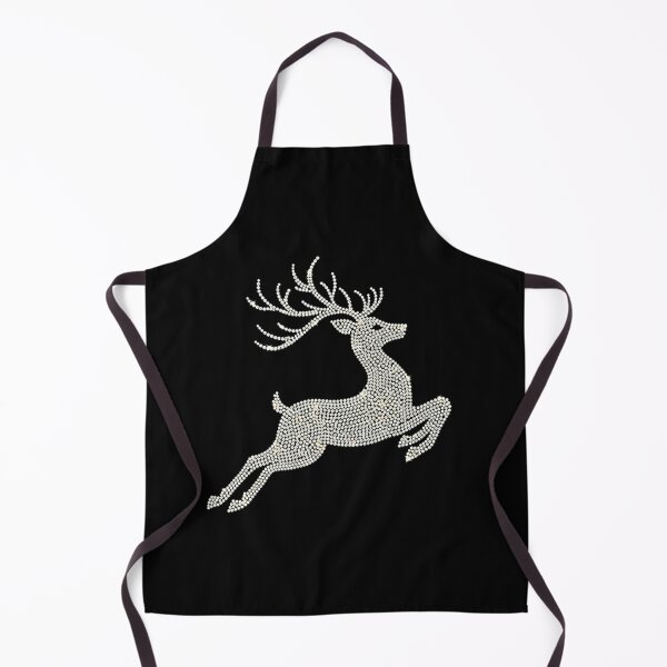 Item preview, Sparkling Rhinestone Reindeer – Luxurious Glittering Holiday Silhouette designed and sold by PixelVibe782.