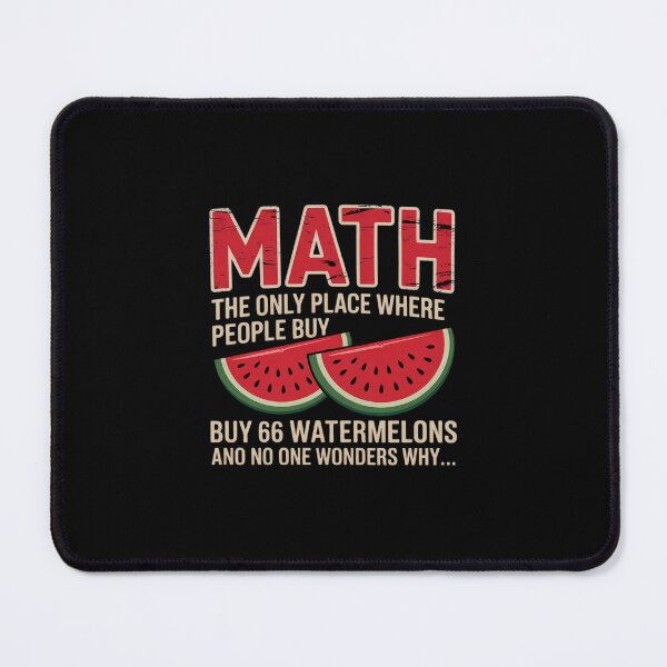 Item preview, Math And Watermelons Mathematics Calculation Numbers  designed and sold by dainegilbert.