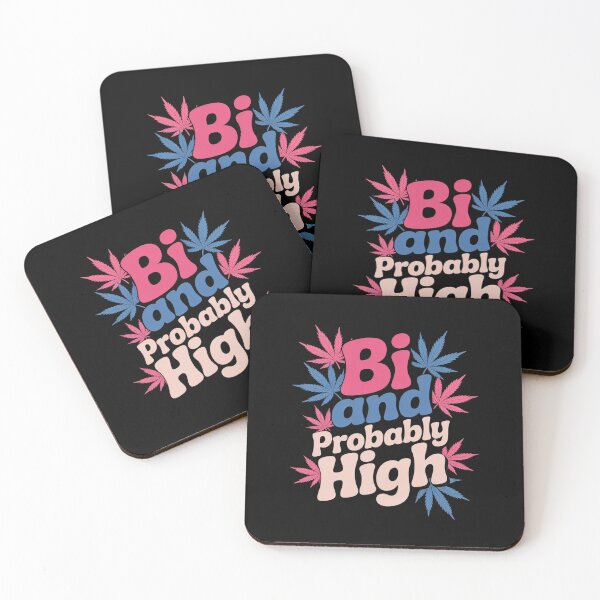 Item preview, Bi And Probably High Bisexual Pothead Weed  designed and sold by HuValverdeArt.