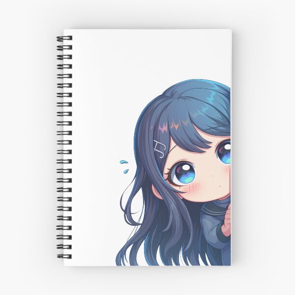 Item preview, Sayaka Maizono Danganronpa Anime Girl Chibi Kawaii Peeker designed and sold by HumbertoValveno.