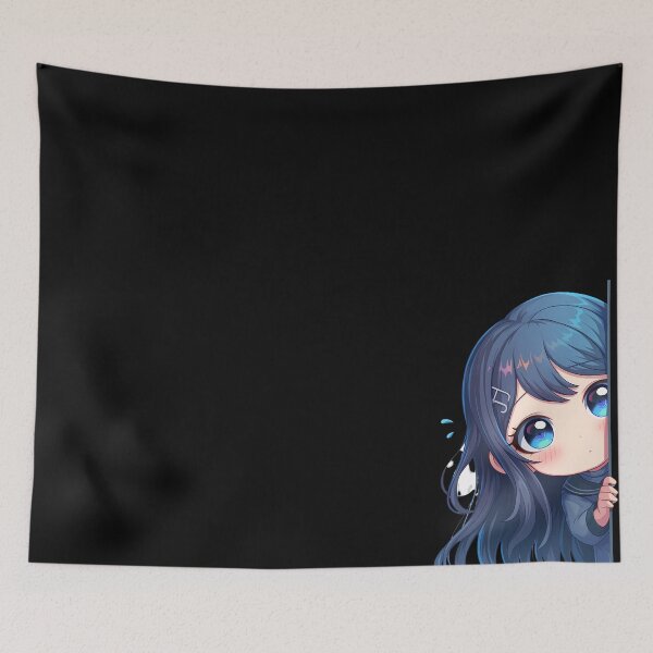 Artikelvorschau, Sayaka Maizono Danganronpa Anime Girl Chibi Kawaii Peeker entworfen und verkauft von HumbertoValveno.