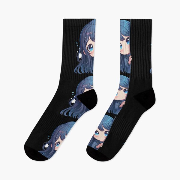 Item preview, Sayaka Maizono Danganronpa Anime Girl Chibi Kawaii Peeker designed and sold by HumbertoValveno.