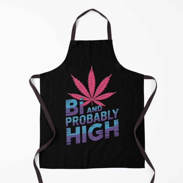 Item preview, Bi And Probably High Bisexual Pride Flag LGBT Weed Men Women designed and sold by HuValverdeArt.