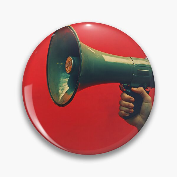 Item preview, Hand with megaphone on red designed and sold by anytka.