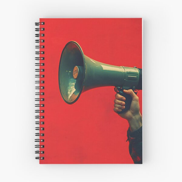 Item preview, Hand with megaphone on red designed and sold by anytka.