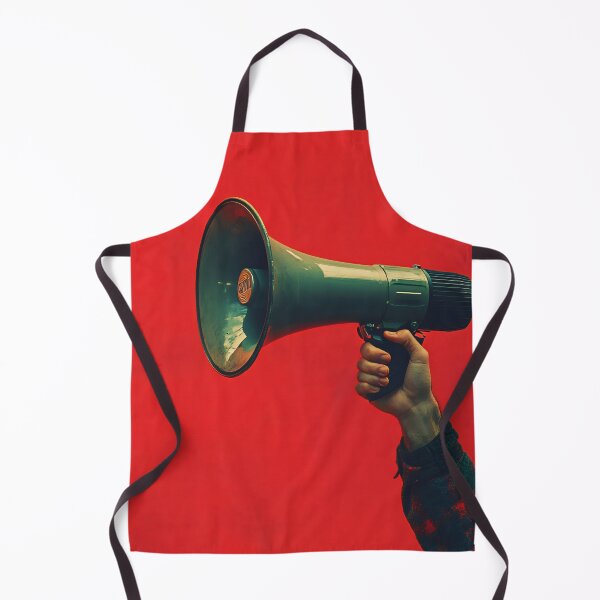 Item preview, Hand with megaphone on red designed and sold by anytka.