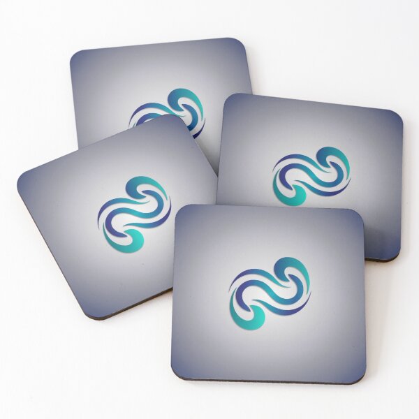 Item preview, Swirling Teal Infinity Wave in Fluid Motion designed and sold by Bilikaru.