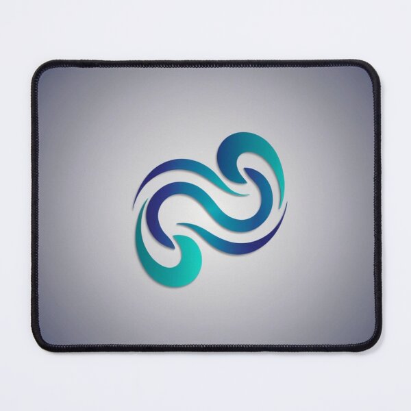 Item preview, Swirling Teal Infinity Wave in Fluid Motion designed and sold by Bilikaru.