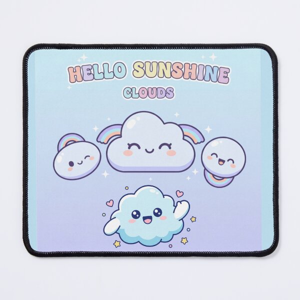 Item preview, Kawaii clouds designed and sold by Mandarinaut.