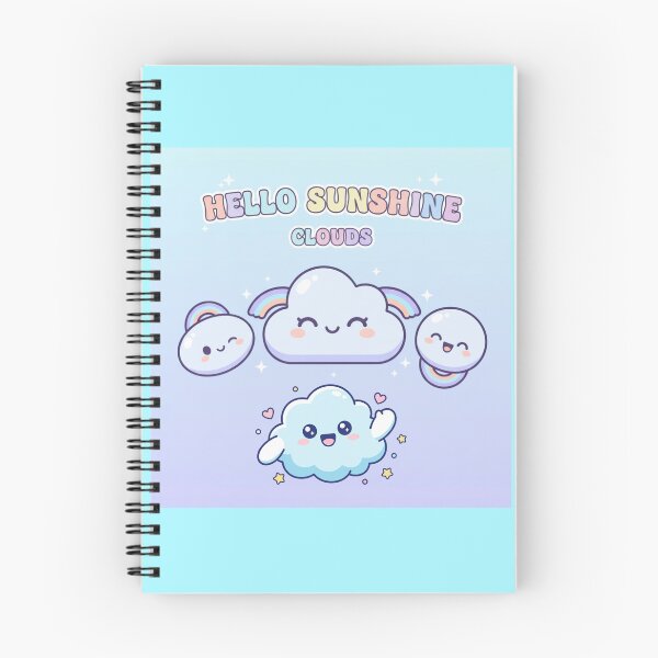 Item preview, Kawaii clouds designed and sold by Mandarinaut.