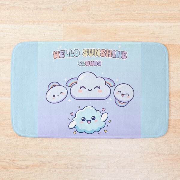 Item preview, Kawaii clouds designed and sold by Mandarinaut.