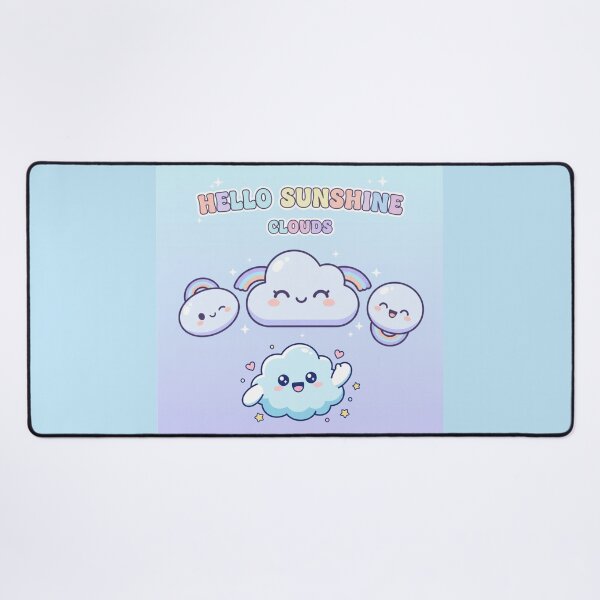 Item preview, Kawaii clouds designed and sold by Mandarinaut.