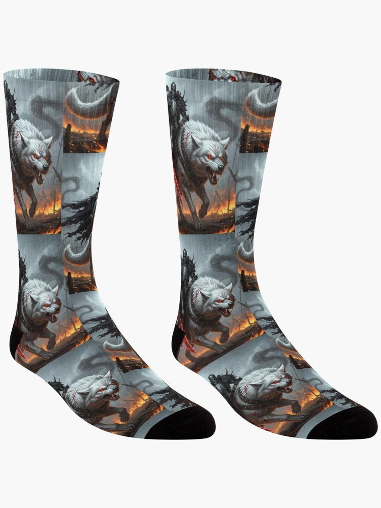 Thumbnail 3 of 5, Socks, Wolf Rider designed and sold by RaF71PrO.