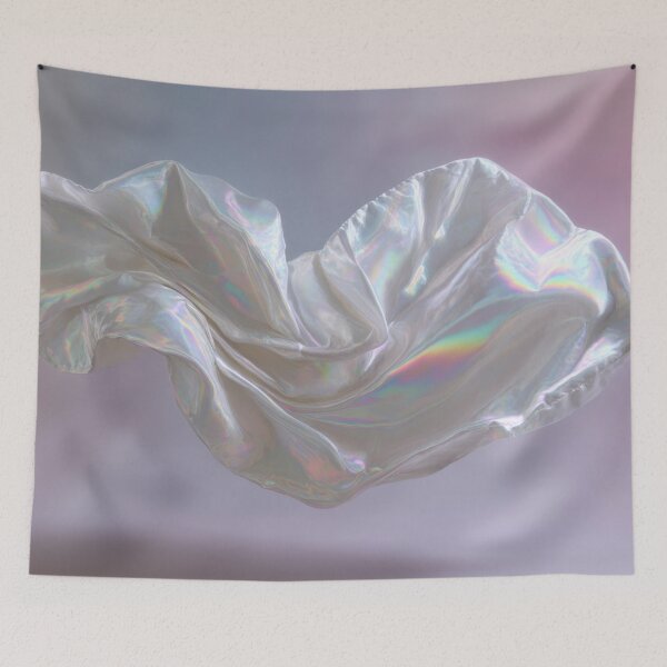 Item preview, Floating silk fabric in soft light designed and sold by anytka.