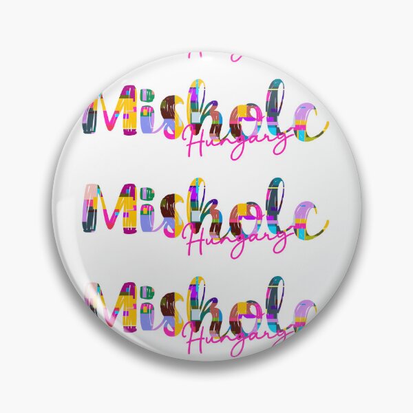Item preview, Miskolc, Hungary, Vibrant Abstract City Typography Art designed and sold by Wanderful-roads.