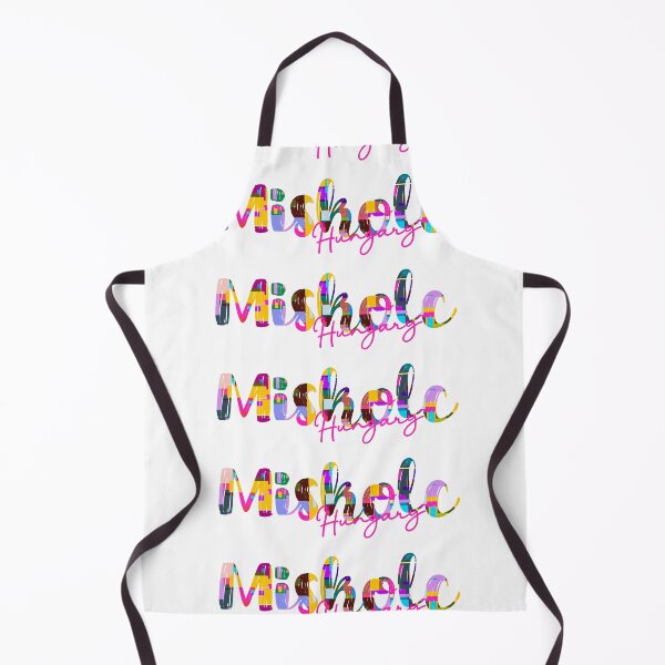 Item preview, Miskolc, Hungary, Vibrant Abstract City Typography Art designed and sold by Wanderful-roads.