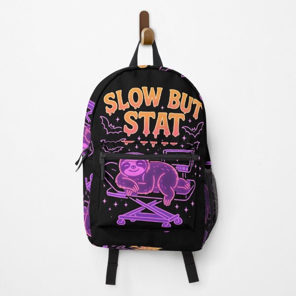 Item preview, Slow But Stat – Funny Sloth Nurse Design for ER, RNs, LPNs, CNAs, and Healthcare Workers | Cute Nursing Humor Gift designed and sold by ClinicalHubs.