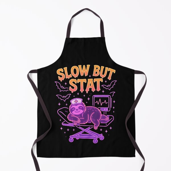 Item preview, Slow But Stat – Funny Sloth Nurse Design for ER, RNs, LPNs, CNAs, and Healthcare Workers | Cute Nursing Humor Gift designed and sold by ClinicalHubs.