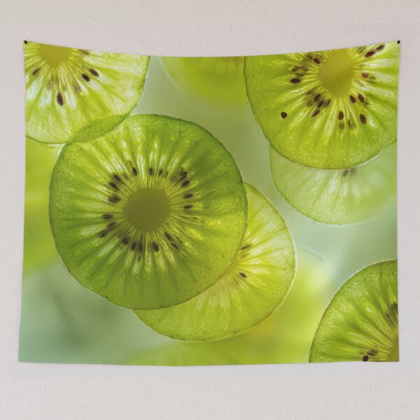 Item preview, Kiwi slices create a vibrant display designed and sold by anytka.