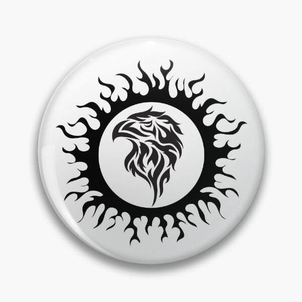 Item preview, tribal Eagle flaming Sun  designed and sold by Bronxartdesign.