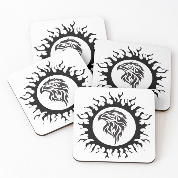 Item preview, tribal Eagle flaming Sun  designed and sold by Bronxartdesign.