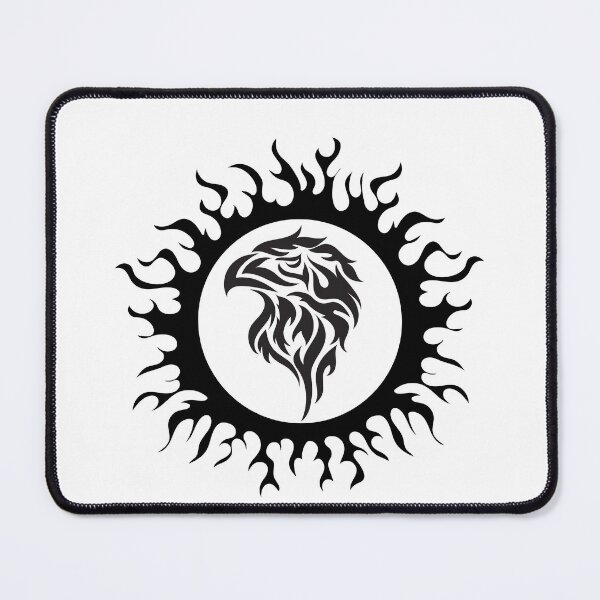 Item preview, tribal Eagle flaming Sun  designed and sold by Bronxartdesign.