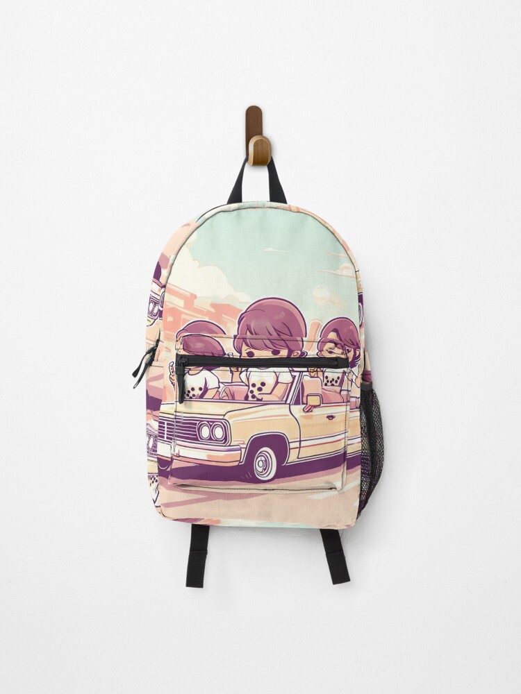 Thumbnail 1 of 3, Backpack, Boba Ride designed and sold by ONYX-Pixee.