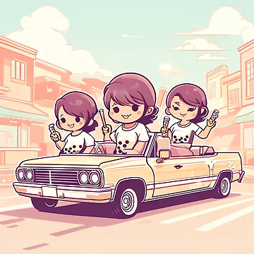 Artwork thumbnail, Boba Ride by ONYX Pixee