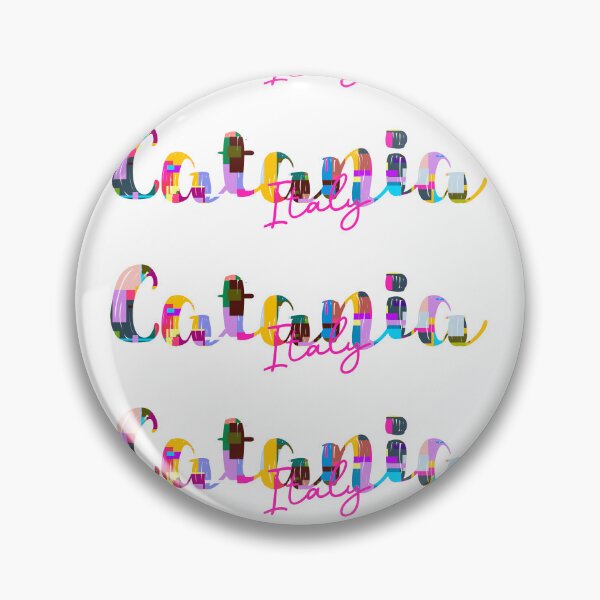 Item preview, Catania, Italy, Vibrant Abstract City Typography Art designed and sold by Wanderful-roads.