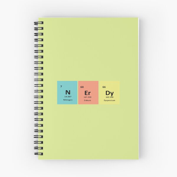 Item preview, Nerdy Chemistry Design – Nitrogen, Erbium & Dysprosium | Science Humor & Geek Gift designed and sold by sciencefacts.